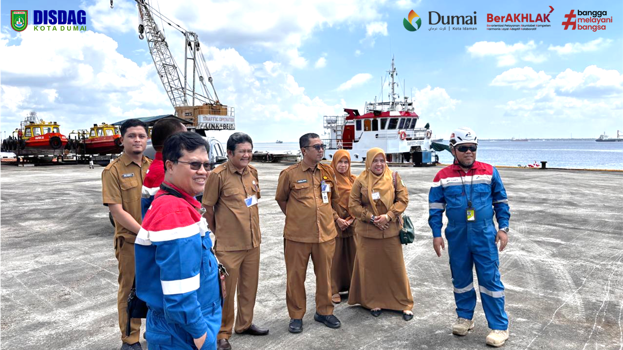Kunjungan Kerja Dinas Perdagangan Kota Dumai terkait Pengangkutan Minyak Mentah dari Dumai Terminal PT Pertamina Hulu Rokan