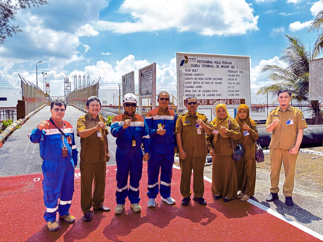 Kunjungan Kerja Dinas Perdagangan Kota Dumai terkait Pengangkutan Minyak Mentah dari Dumai Terminal PT Pertamina Hulu Rokan