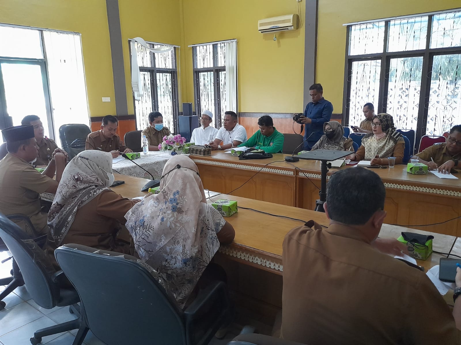 Rapat Dalam Rangka Rencana Pembangunan Tempat Agen Ikan di Pasar Kelakap Tujuh